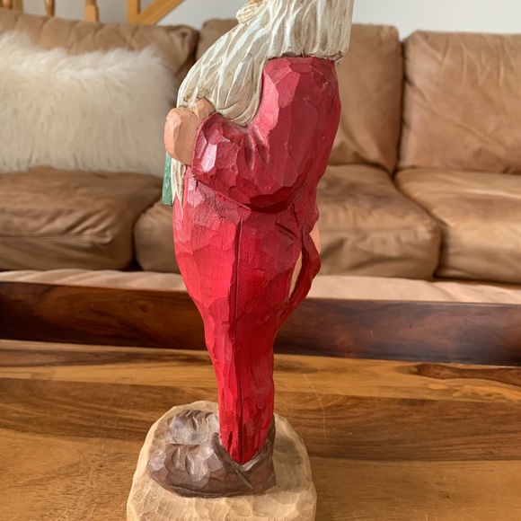 Tom Stiglich Wooden Hand Carved 1996 Old World Christmas Santa - Picture 5 of 6
